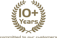 Accurate Pests 10 years of service badge